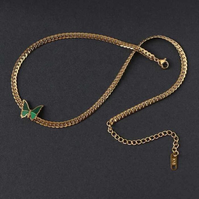 Butterfly Choker Necklace - Image 3