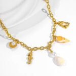 Sea Shell Charm Necklace