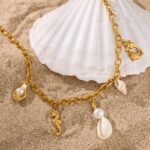 Sea Shell Charm Necklace - Image 4