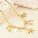 Tiny Blush Charms Necklace - Image 4