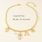 Tiny Blush Charms Necklace - Image 5