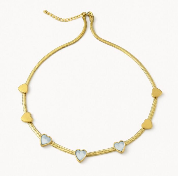 Alba Pearl Love Necklace - Image 1