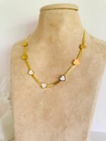 Alba Pearl Love Necklace - Image 3