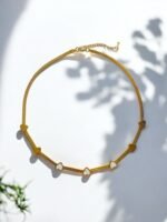 Alba Pearl Love Necklace - Image 2