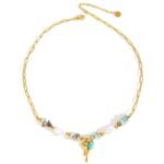 Blue Orbit Necklace