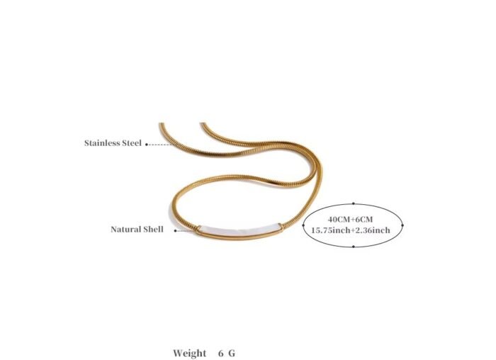 Clara MOP Necklace - Image 4