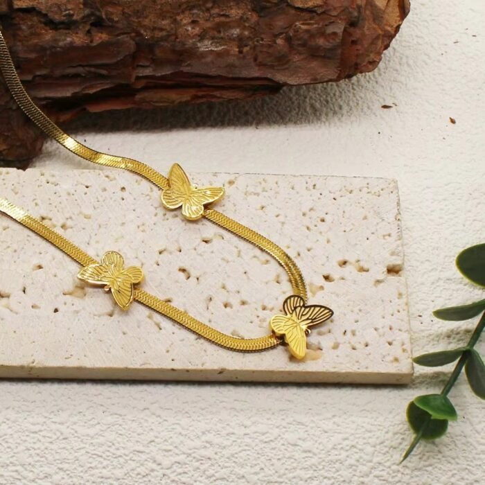 Cleo Butterfly Necklace - Image 4