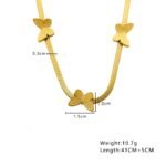 Cleo Butterfly Necklace - Image 6
