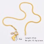 Love Pearl Charm Necklace - Image 5