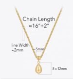 Silken Tear Necklace - Image 5