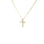 Stella Crystal Cross Necklace - Image 3