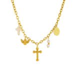 Cross of Charms Necklace