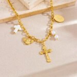 Cross of Charms Necklace - Image 4