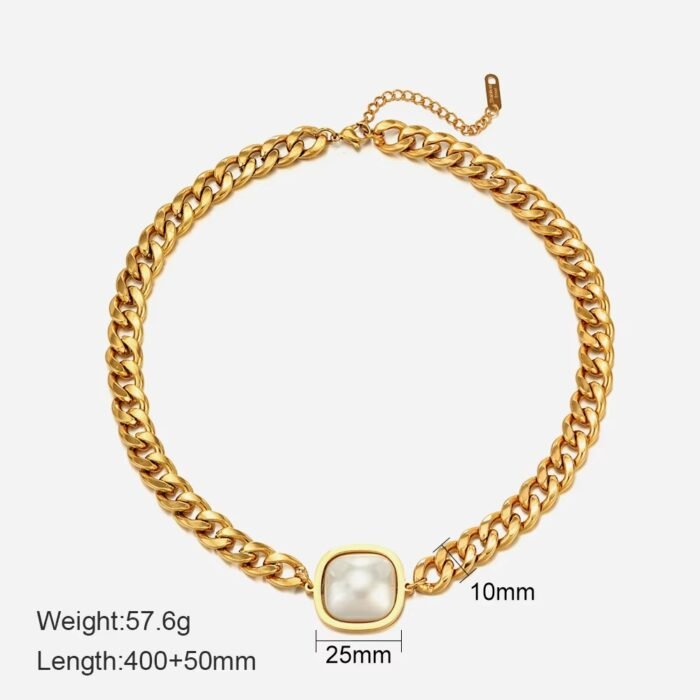 Sophia Pearl Necklace - Image 4