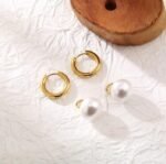 Dangle Pearl Huggies - Image 3