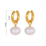 Dangle Pearl Huggies - Image 7