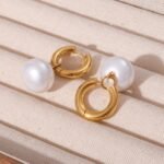 Dangle Pearl Huggies - Image 6