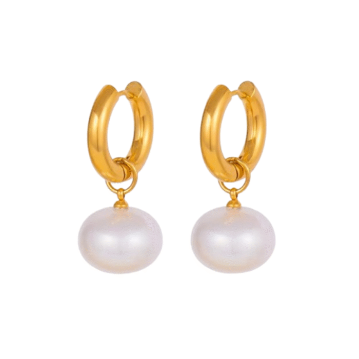 Dangle Pearl Huggies - Image 1