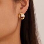 Lunara Pearl Studs - Image 2