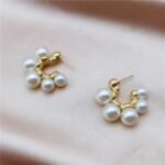 Retro Pearl Hoops - Image 4