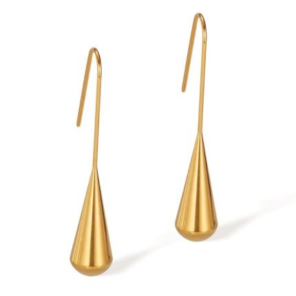 Water Drop Tassel Earrings