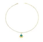 emerals rise necklace – Gold Vermeil Necklace by Deaura