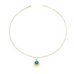 emerals rise necklace – Gold Vermeil Necklace by Deaura