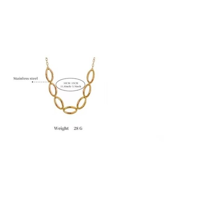 Nina Gold Necklace - Image 3