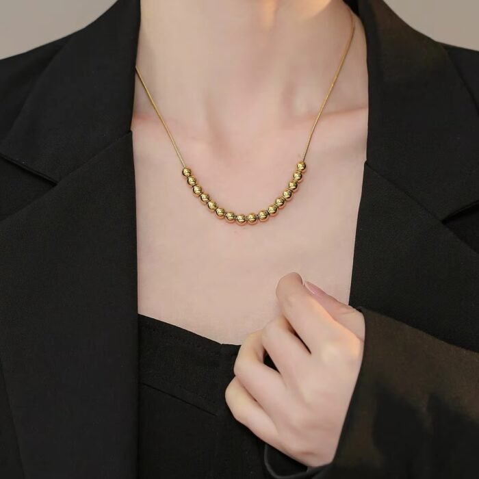 Sphere Charm Necklace - Image 2