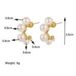 Retro Pearl Hoops - Image 5