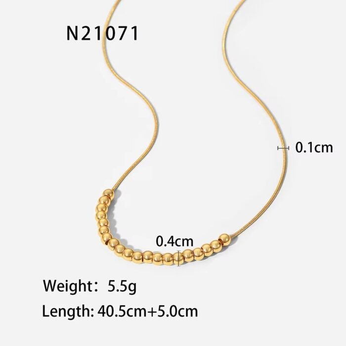 Sphere Charm Necklace - Image 5