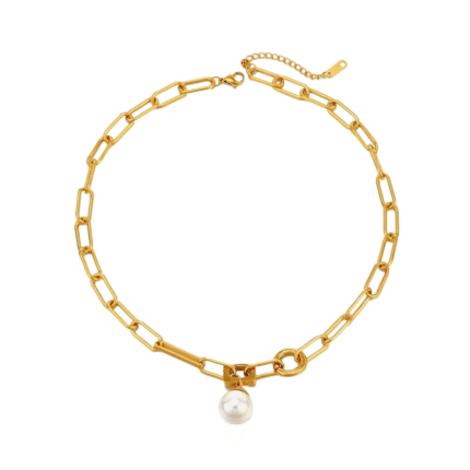 Giulia Pearl Drop Necklace