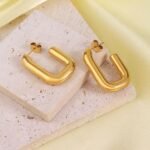 Linear Luxe Hoops - Image 4