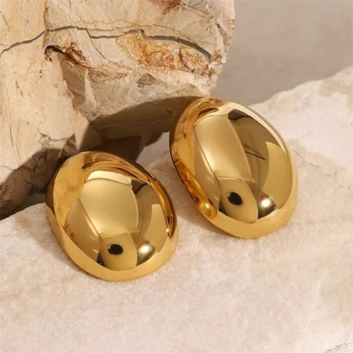Zayna Oval Earrings - Image 3
