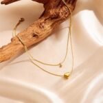 Elena Love Double Stack Necklace - Image 2