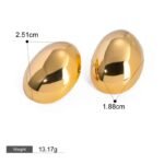 Zayna Oval Earrings - Image 6