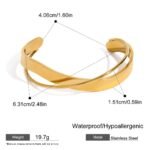 Ilena Cross Cuff - Image 4