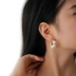 Retro Pearl Hoops - Image 2