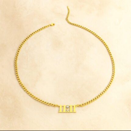 timeless 11:11 necklace – Gold Vermeil Necklace by Deaura