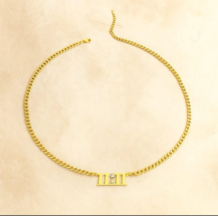 timeless 11:11 necklace – Gold Vermeil Necklace by Deaura