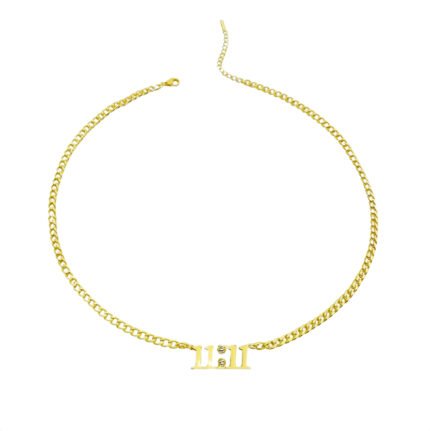 timeless 11:11 necklace – Gold Vermeil Necklace by Deaura
