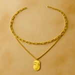 vera donna double stack necklace – Gold Vermeil Necklace by Deaura