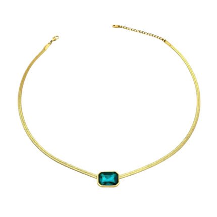 verde bold necklace – Gold Vermeil Necklace by Deaura