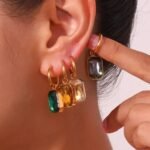 Megan Square Hoops - Image 2