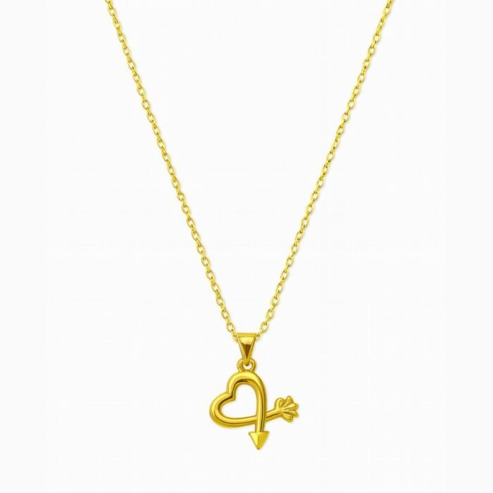 Arrowed Heart Necklace - Image 1