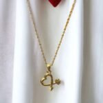 Arrowed Heart Necklace - Image 4