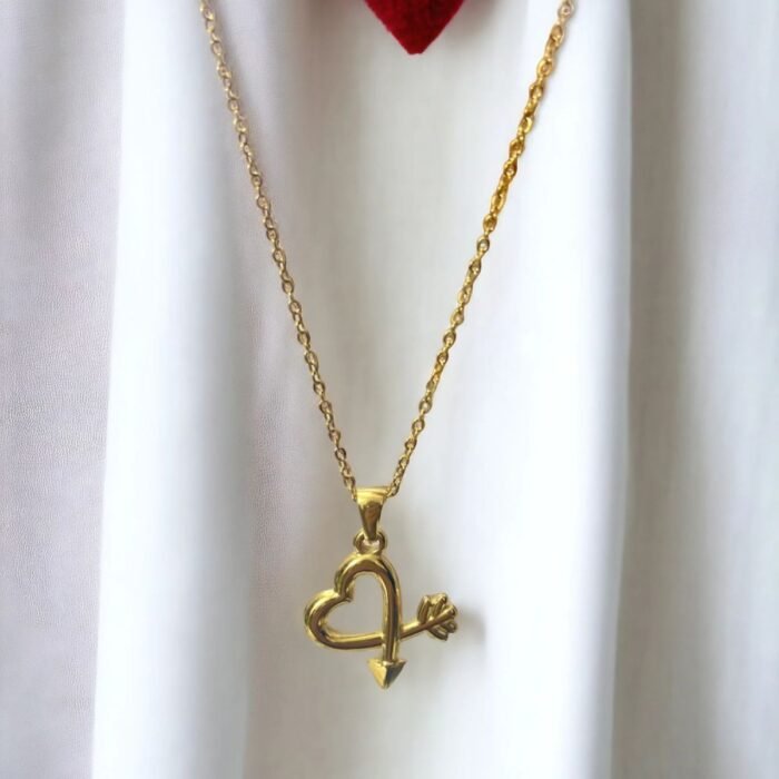 Arrowed Heart Necklace - Image 4