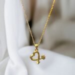 Arrowed Heart Necklace - Image 3