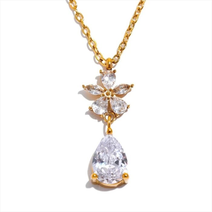 Aurora Pear Necklace - Image 1
