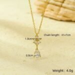 Aurora Pear Necklace - Image 5
